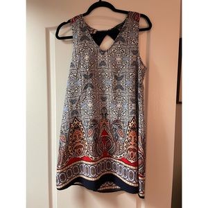 Abstract shift dress